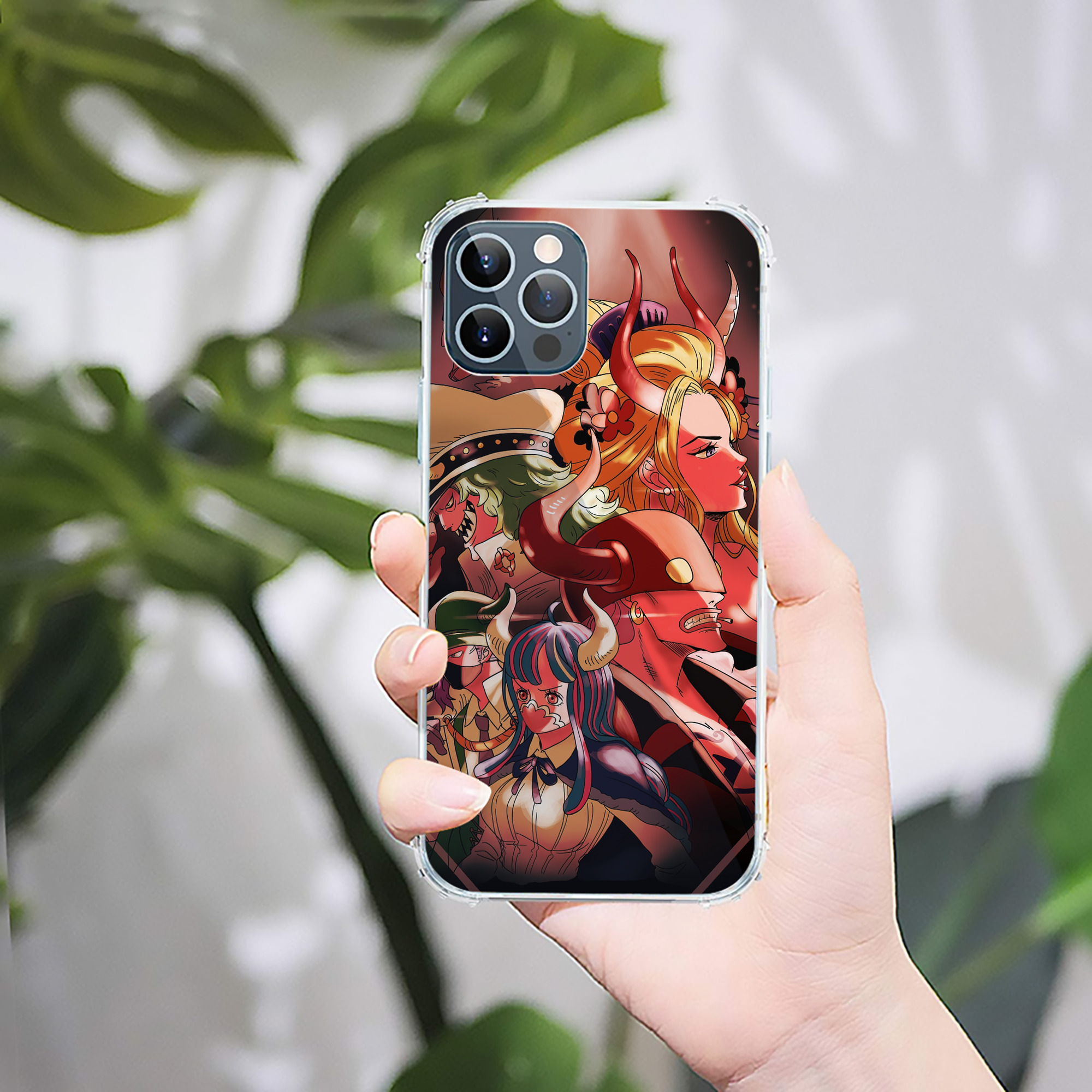 （画像用） ワンピース ONE PIECE 【iPhone 12シリーズ対応】透明スマホケース（クリアソフトケース）
